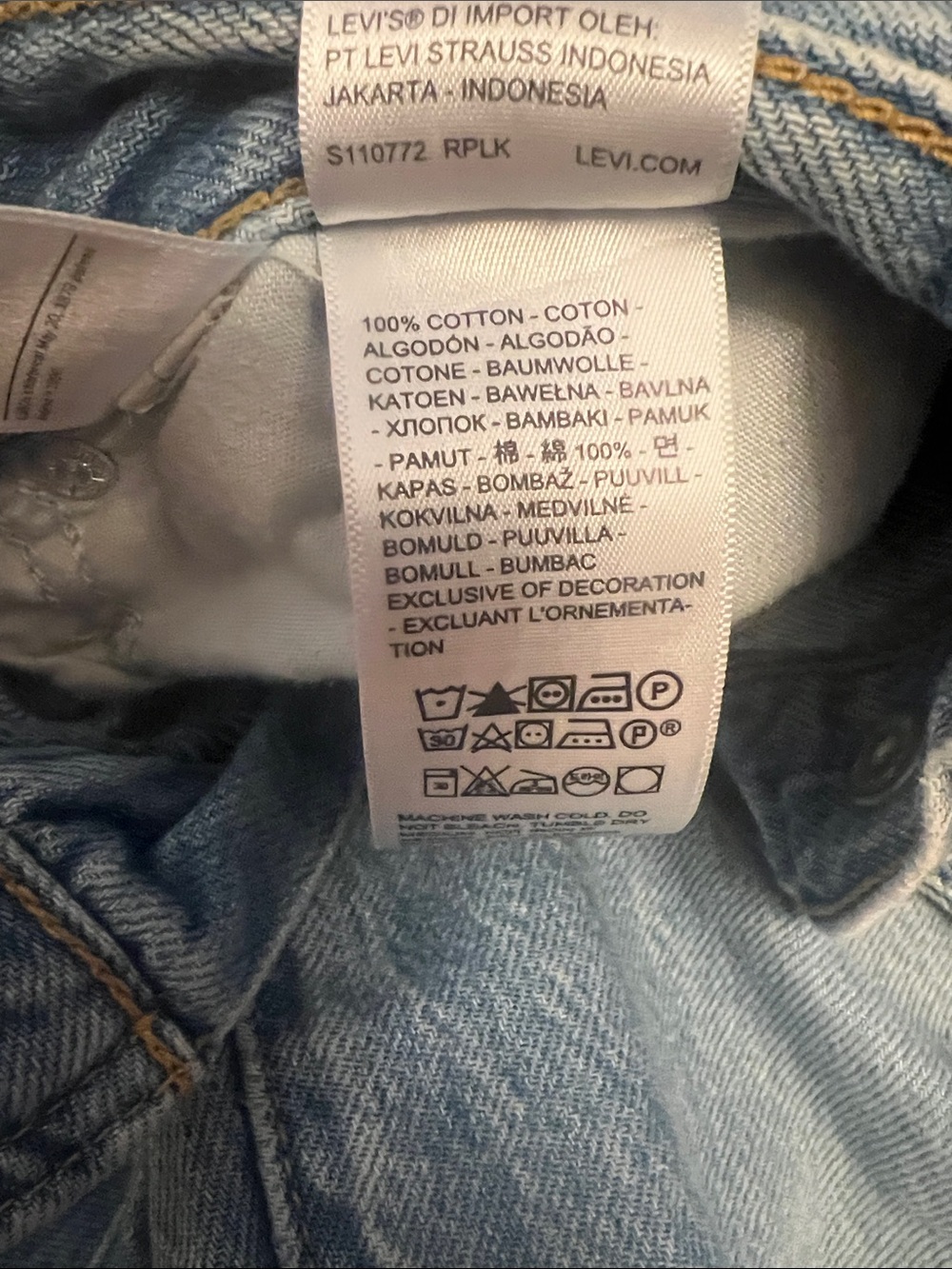 Levi’s Cinch Baggy Jeans - Picture 4 of 4